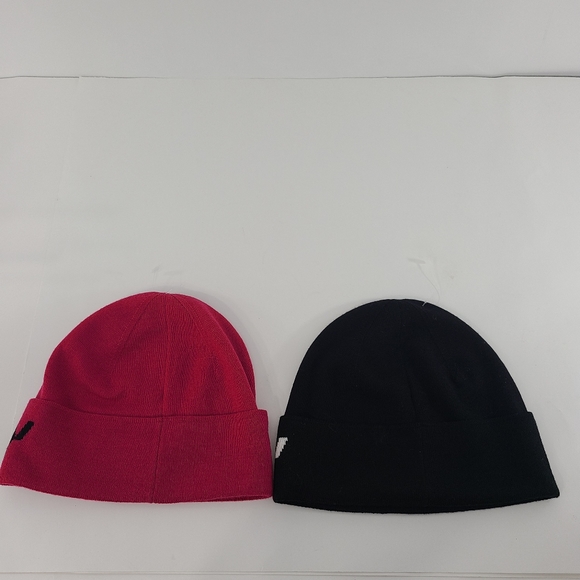 Givenchy Split Logo Wool Skull Cap Beanie Winter Hat Fold Cuff Made In Italy NWT - Picture 4 of 13